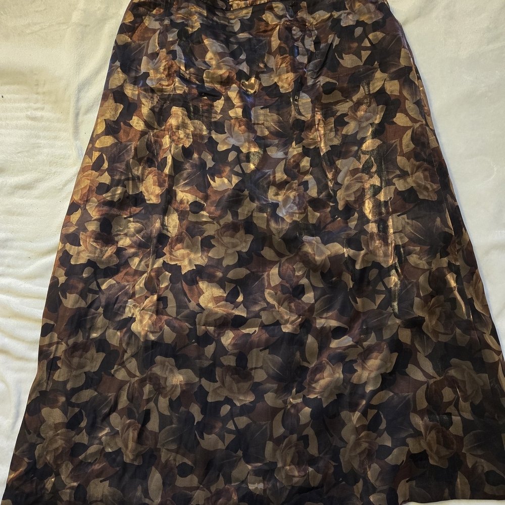 Autumn Floral A-Line Skirt